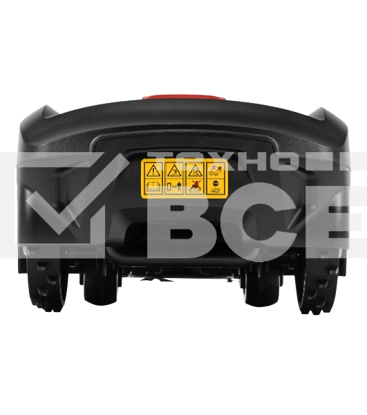 Робот-газонокосилка Denzel Grass Master 1000, ультразвуковой датчик, 3 Ач, LCD дисплей, Wi-Fi