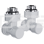 Узел нижнего подключения Royal Thermo Design угловой 1/2'х3/4' EK (белый), фото 1