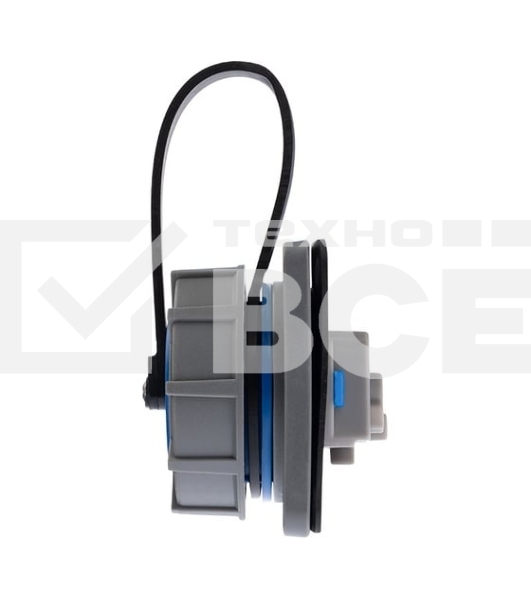 Розетка настенная Rexant фланцевая влагозащищенная с крышкой 16 А, 2Р+РЕ, IP68