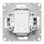 Механизм выключателя EKF UP1-SWW-14 одноклавишный, с подсветкой, белый Эпика, фото10
