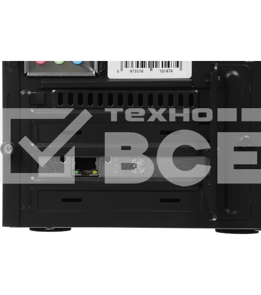 Компьютер Amur Нарвал B7I21 MT i3 12100 (3.3) 16Gb SSD 512Gb UHDG 730 FreeDOS 2.5xGbitEth 400W мышь клавиатура черный (RUS) (2147008)