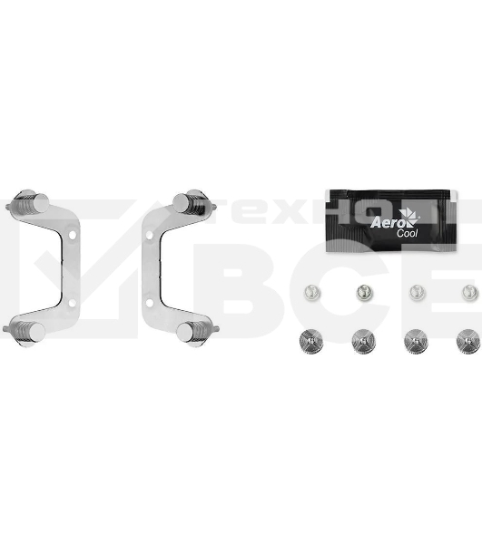 Кулер для процессора AeroCool/Formula Cylon 3H черный, 120 мм, алюминий, 1800 об/мин, 24.3 дБ, 4 pin, 125 Вт, 98 мм