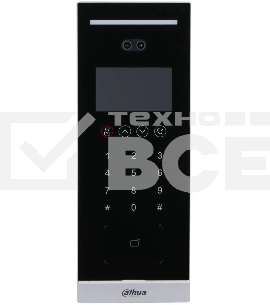 Видеопанель Dahua DHI-VTO6531H-S2 цветной сигнал цвет панели: черный