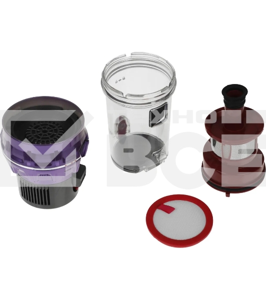 Пылесос вертикальный Zelmer STICK ZSVC925T Wiktor фиолетовый/черный, питание от аккумулятора, 380 Вт, уборка сухая, пылесборник 0.8 л