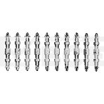 Бита двухстор. Gross PH2-PZ2х45мм, сталь S2, 10шт., фото 1