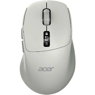 Мышь Acer OMR503 светло-серый оптическая 3200dpi silent беспров. BT/Radio USB 4but (ZL.MCE11.01C)