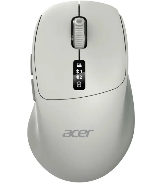 Мышь Acer OMR503 светло-серый оптическая 3200dpi silent беспров. BT/Radio USB 4but (ZL.MCE11.01C)