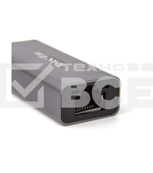Кабель-переходник USB 3.1 Type-C -->RJ-45 1000Mbps Ethernet, Aluminum Shell, 0.15м Telecom <TU320M>