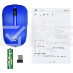 Мышь беспроводная Oklick 525MW голубой, 1000 dpi, радиоканал, USB, кнопки - 3, фото6