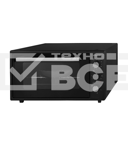 Мини-печь Willmark WOF-505BL (50л,конвекция,эмал.внутр.поверх,лампа,таймер, черн., 1500Вт)