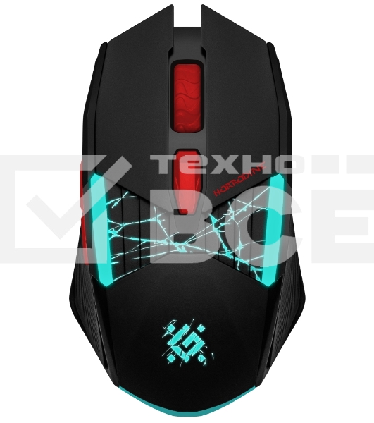 Мышь беспроводная Defender Horrodine GM-237 черный, 3200 dpi, радиоканал, USB, кнопки - 6