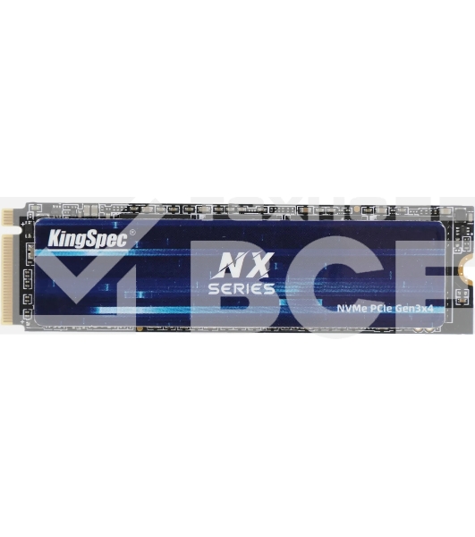 Накопитель SSD KingSpec NX-512, 512Gb, PCIe 3.0 x4, M.2 2280, NVMe, R/W 3400/3100