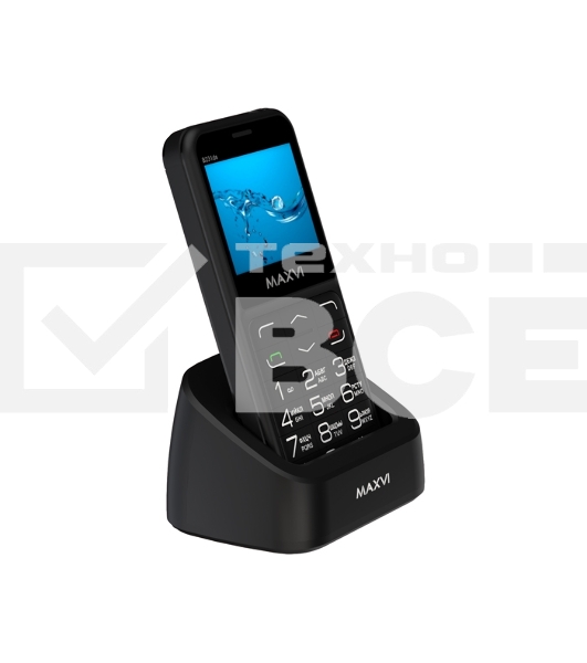Мобильный телефон Maxvi B231ds черный