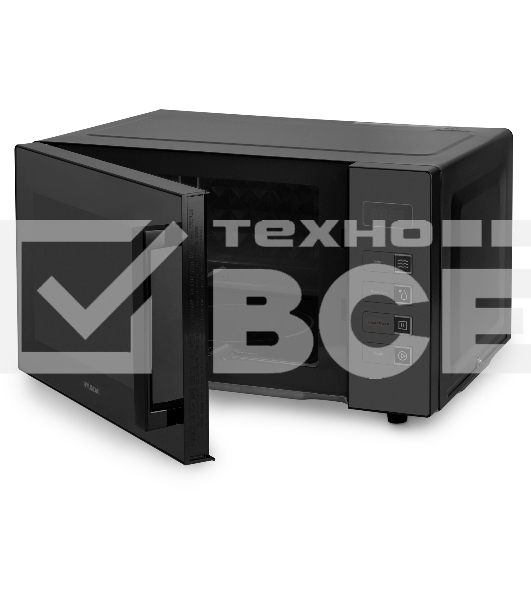 Микроволновая печь Hyundai HYM-D3008 черный, 23 л, 800 Вт, переключатели - сенсор