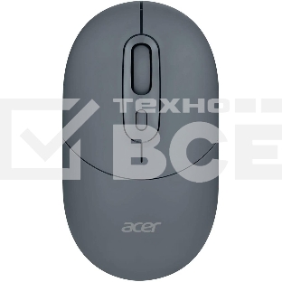 Мышь беспроводная Acer OMR301 черный, 1600 dpi, радиоканал, Bluetooth, USB, кнопки - 4