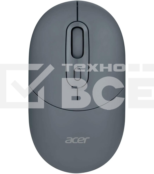 Мышь беспроводная Acer OMR301 черный, 1600 dpi, радиоканал, Bluetooth, USB, кнопки - 4