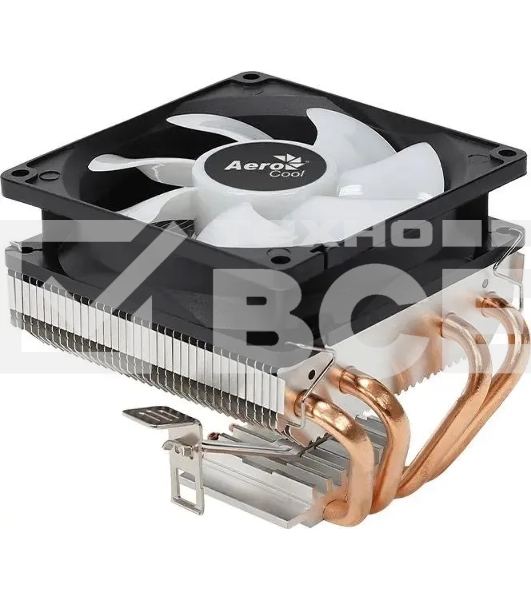 Кулер для процессора AeroCool / Formula Air Frost 4 черный, 90 мм, алюминий/медь, 1800 об/мин, 25.7 дБ, 3 pin, 125 Вт, 78 мм