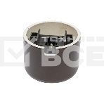 Розетка Bironi R1-101-02 с заземляющим контактом R, Ришелье керамика, коричневый, фото2