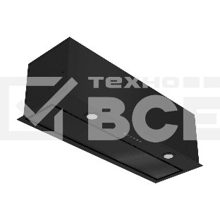Вытяжка Elikor Cube 90П-1000-Э4Д черный/черный