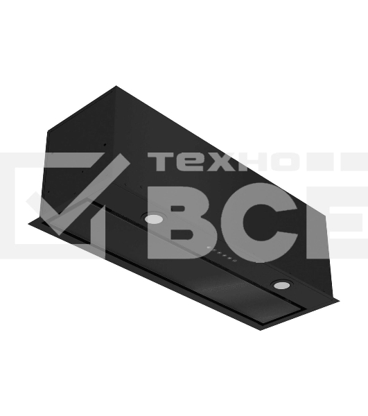 Вытяжка Elikor Cube 90П-1000-Э4Д черный/черный