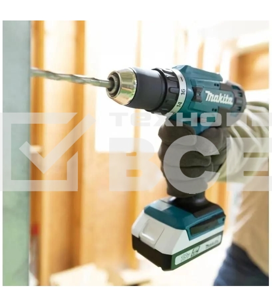 Дрель-шуруповерт Makita DF488D002 аккум. патрон:быстрозажимной