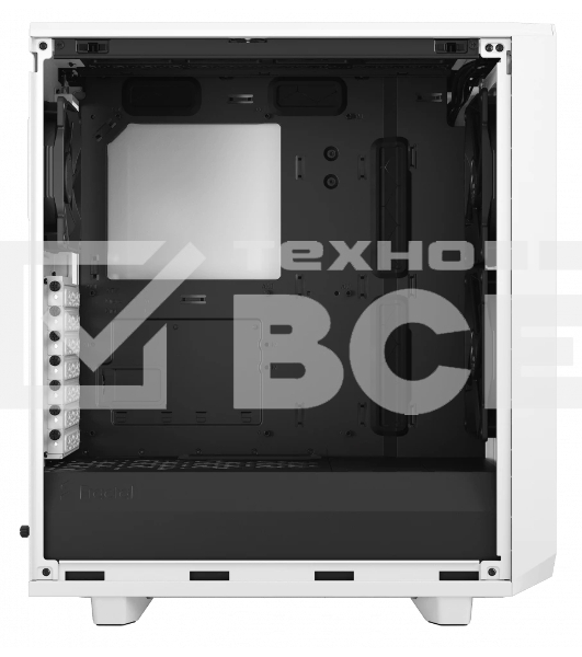 Компьютерный корпус Fractal Design MESHIFY 2 COMPACT белый - TG/ATX, TG/2x140мм & 1x120мм fans inc./FD-C-MES2C-05