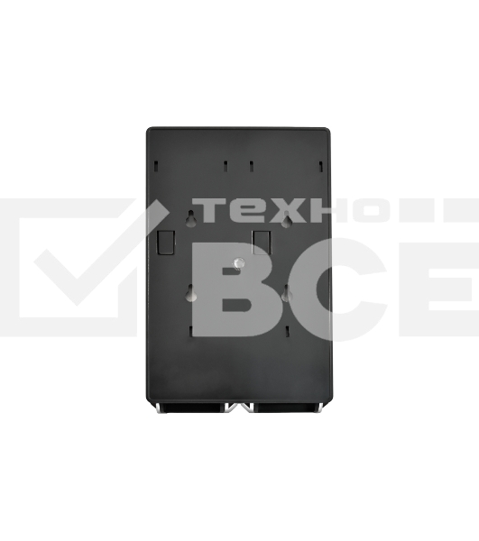 Дозатор для жидкого мыла пластиковый puff-8108 белый с черной кнопкой, 350+350 мл, 22х9х14 см