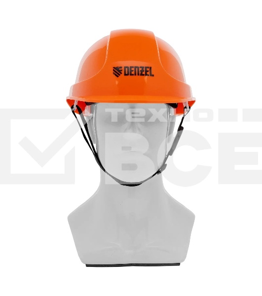 Каска защитная ударопрочная Denzel ABS/PC, плавная регулировка, модель 