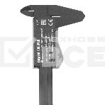 Штангенциркуль пластиковый Denzel 150 мм, электронный, большой дисплей, с глубиномером, фото6