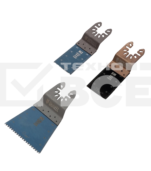 Набор насадок для МФИ Denzel по дереву и металлу, 3 шт.