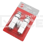 Набор дизайн-вентилей Royal Thermo CUBE, осевой (белый) 1/2