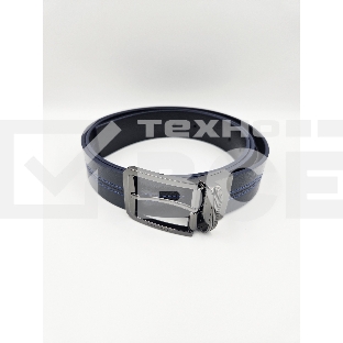 Ремень мужской Piquadro Blue Square CU6742B2/BLUN 125х3.5 см синий/черный натур.кожа