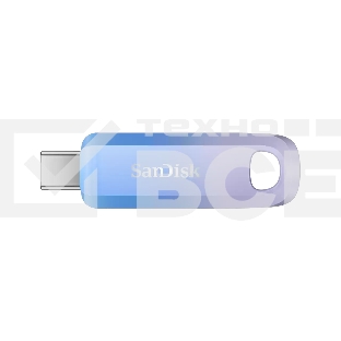 Флешка USB SanDisk Creator Series (SDCZ75C-256G-G46), 256Gb, USB Type-C, R/W 400/150, синий