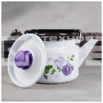 Чайник Лысьва 27104П2 Анютины глазки эмал. 2,0л, фото6