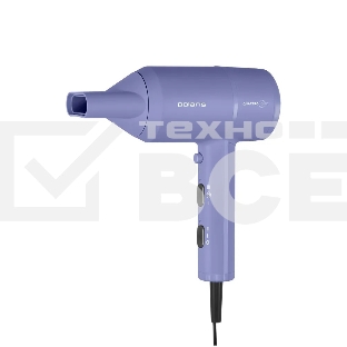 Фен Polaris PHD-1110 голубой, 1600 Вт, ионизация