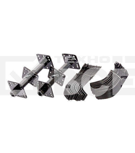 Мотоблок Denzel DPT-270X, 7 л.с., диск.сцеп, шир 90 см, глуб 35 см, фрез 3х4, ВОМ, передачи 2В/1Н