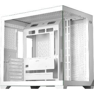 Корпус без блока питания PCCooler C3T700 WH, Midi-Tower, TG, no fans, 1xUSB-A 3.0 + 1xUSB-A 2.0 + 1xUSB-C, ATX, mATX, mITX белый
