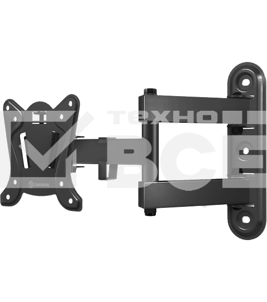 Кронштейн для телевизора ONKRON R4 10'-32' наклонно-поворотный, черный