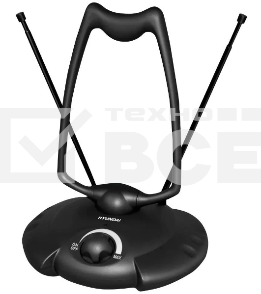 Антенна телевизионная Hyundai H-TAI200 15дБ активная черный