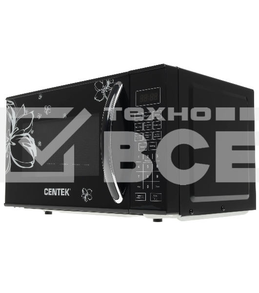 Микроволновая печь Centek CT-1579 черный, 20 л, 700 Вт, переключатели - сенсор