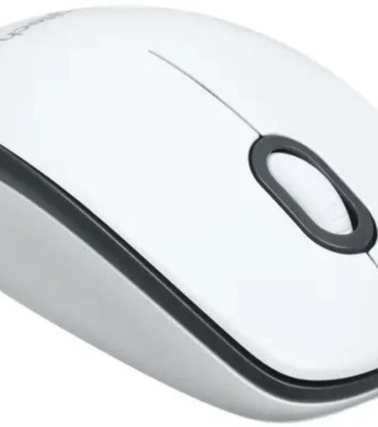 Мышь проводная Logitech M100R белый, 1000 dpi, USB, кнопки - 3