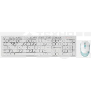 Клавиатура + мышка Defender AUCKLAND C-987 RU WHITE