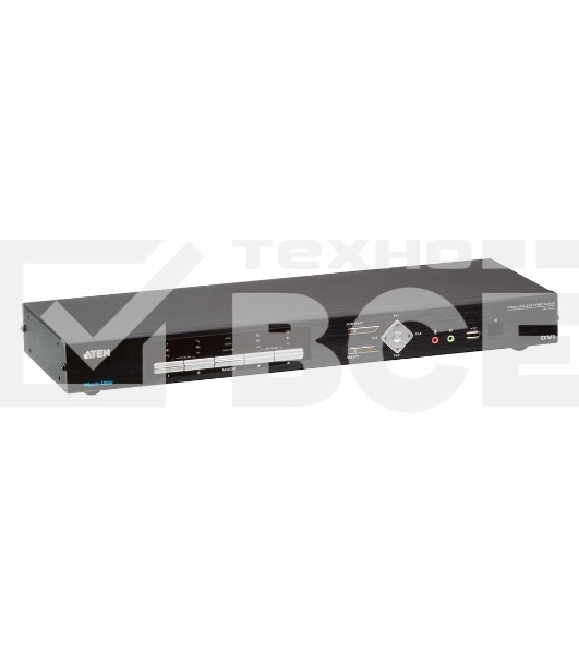 Переключатель KVM 4 портовый ATEN 4-Port USB DVI Multi-View KVMP Switch