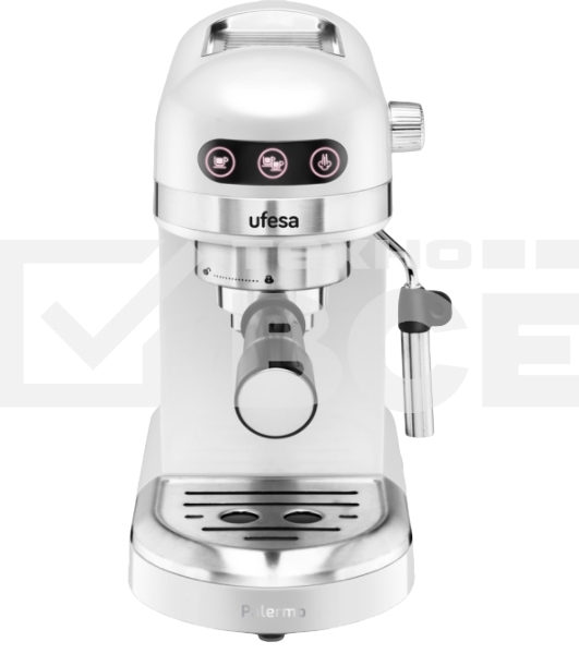 Кофеварка рожковая Ufesa PALERMO WHITE белый, исп. кофе - молотый, 1.5 л, 1350 Вт, 20 Бар.
