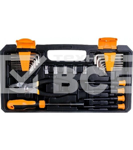 Набор инструментов Deko PRO DKMT62 62 предметов (жесткий кейс)