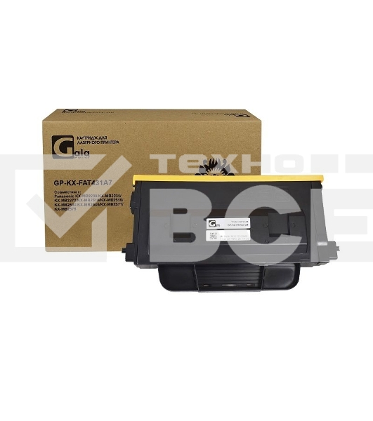Картридж GalaPrint GP-KX-FAT431A7 чёрный (6000 стр) для Panasonic KX-MB2230/KX-MB2235/KX-MB2270/KX-MB2510/KX-MB2515/KX-MB2540/KX-MB2545/KX-MB2571/KX-MB2575