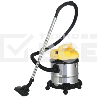 Пылесос Deerma DEM-TJ150W желтый/серебристый, 250/1400 Вт, уборка сухая/сбор жидкости, пылесборник контейнер 21 л