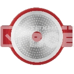 Сотейник Rondell Red Edition RDA-1119, 24см, с крышкой, красный, фото3