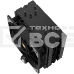 Кулер для процессора Alseye S120-H4 черный, 120 мм, алюминий/медь, 2000 об/мин, 33.2 дБ, 4 pin, 200 Вт, 153 мм, фото3