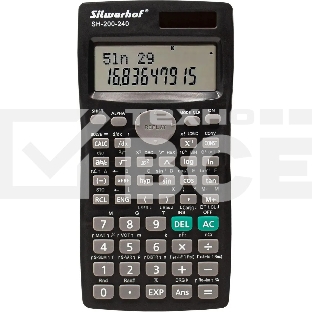 Калькулятор научный Silwerhof SH-200-240 черный 10-разр.